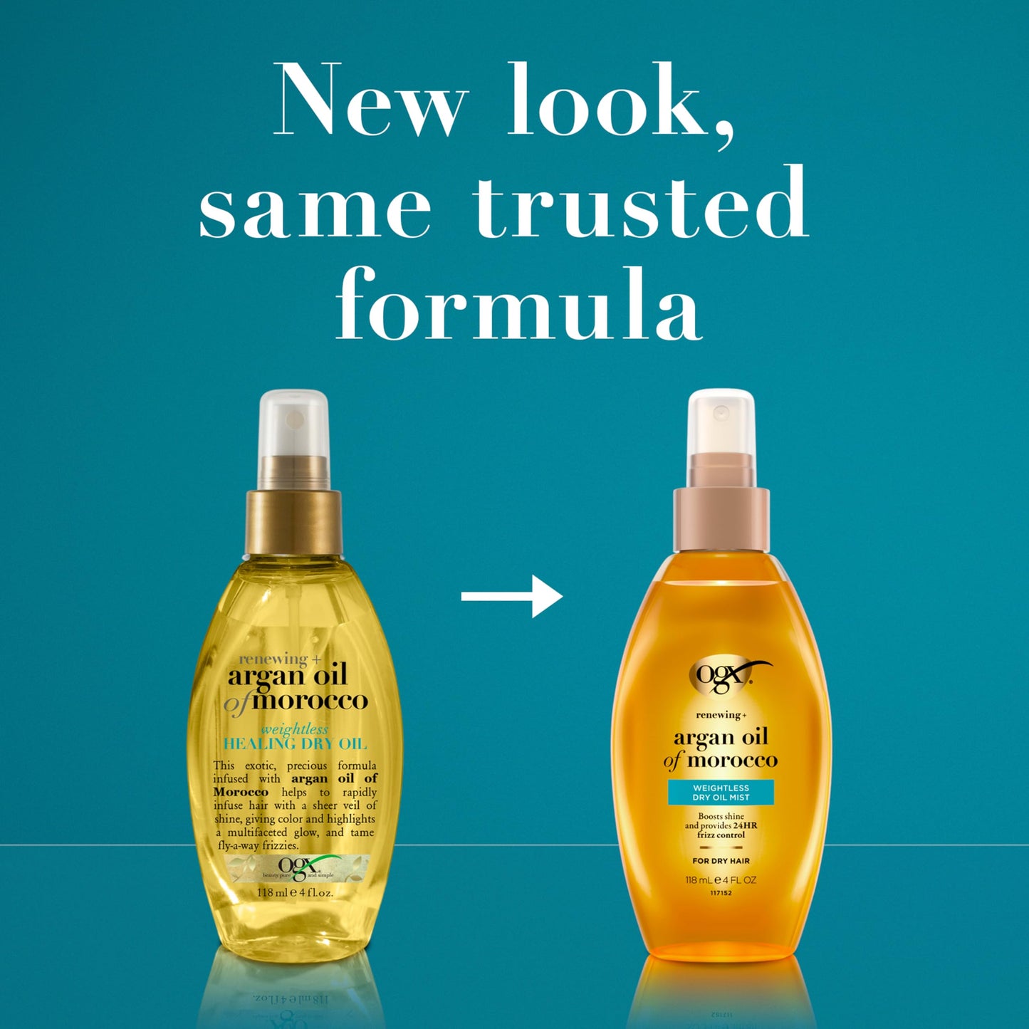 OGX Renewing + Argan Oil of Morocco Weightless Healing Dry Oil Spray, Lightweight Hair Oil Mist for Split Ends, Frizzy Hair and Flyaways Beauty and Personal Care OGX