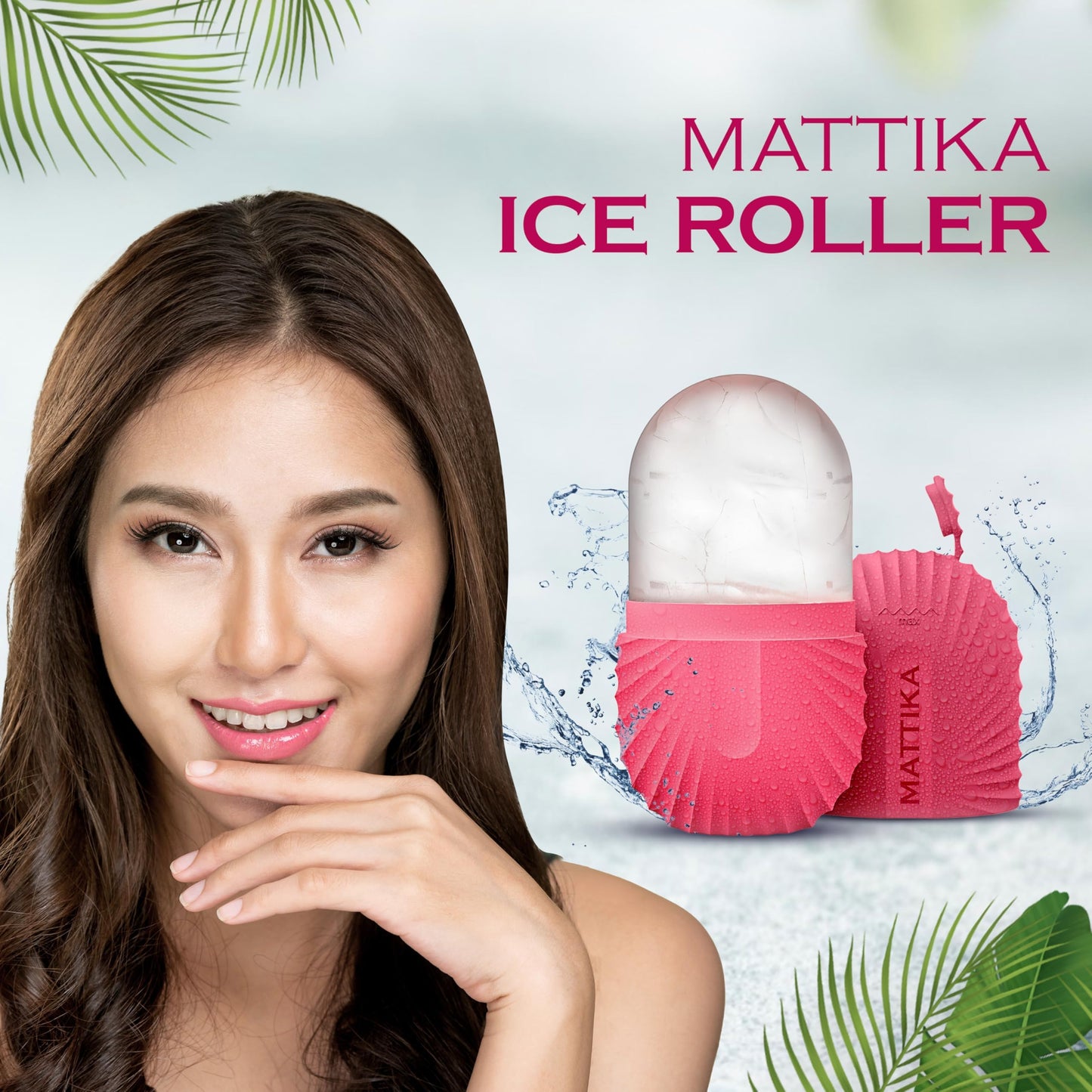 Ice Roller for Face and Eye Glow Naturally and Skincare, Ice Face Roller, Ice Facial Cube, Silicone Ice Mold, Ice Roller Face for Beauty and Skin Care