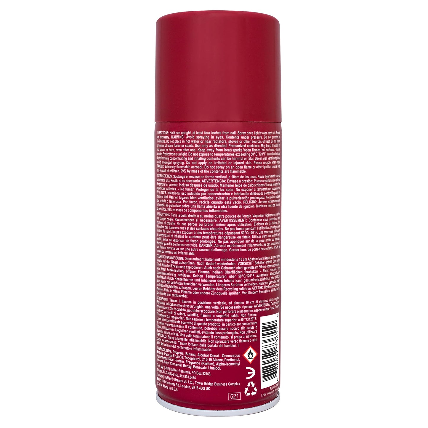 Demert Nail Enamel Dryer Spray 7.5 Ounce (221ml) (2 Pack) Beauty & Personal Care Demert