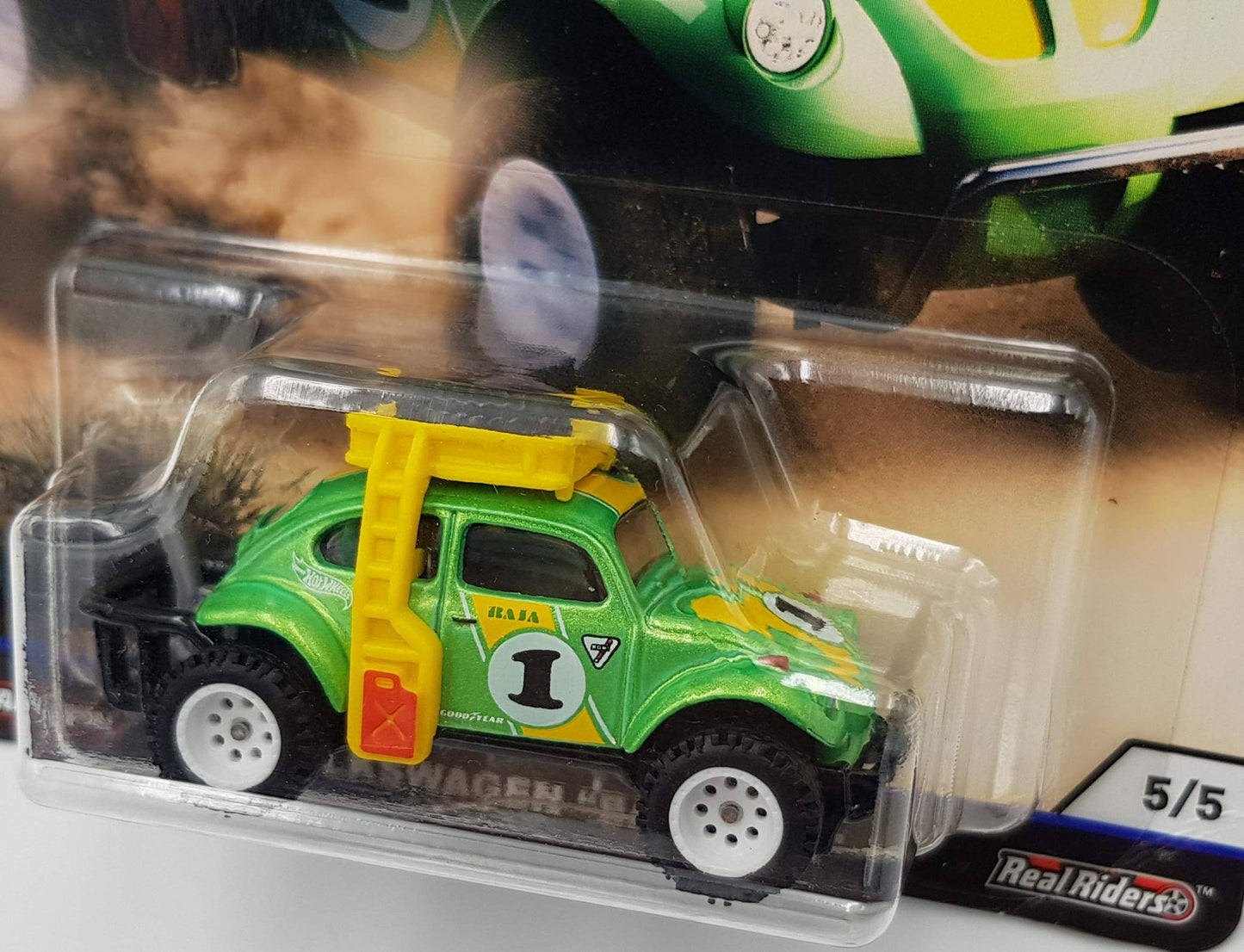 Hot Wheels Car Culture Desert Rally Volkswagen Baja Bug 5/5, Green