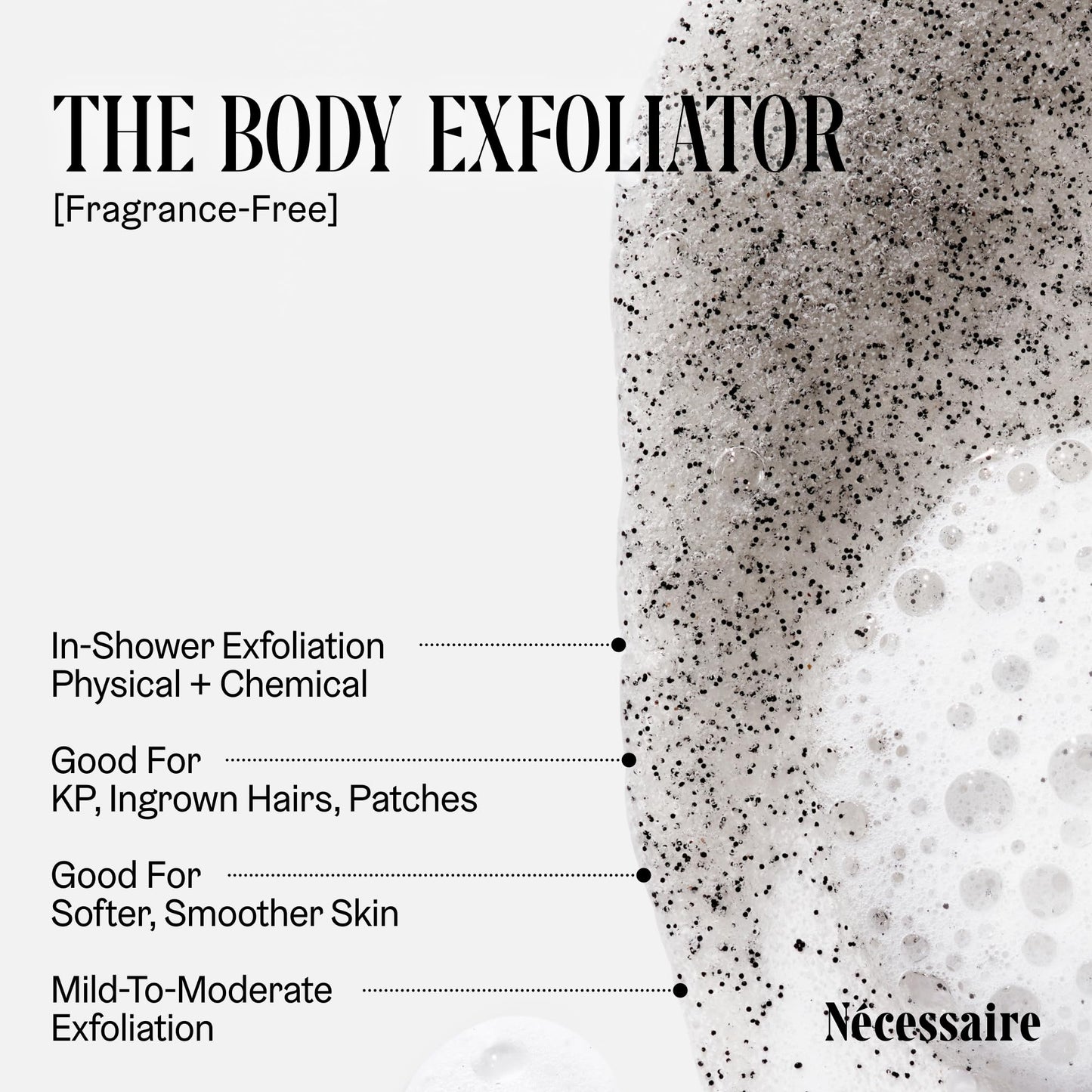 Nécessaire The Body Exfoliator. AHA/BHA/PHA. Resurface Skin. Smooth KP and Rough Patches. Hypoallergenic. Dermatologist-Tested. 180 ml / 6.1 fl oz Beauty and Personal Care Nécessaire