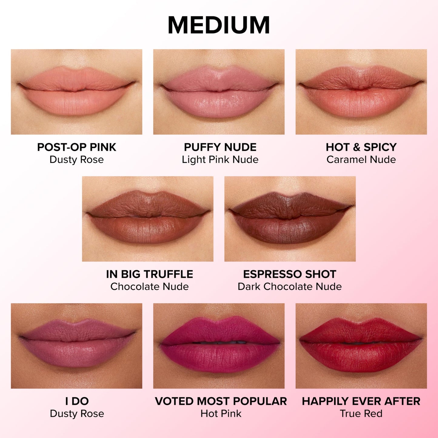 Too Faced Lip Injection Extreme Lip Shaper | Plumping, Waterproof, Liner Pencil, 0.01 Ounce, Post-Op Pink