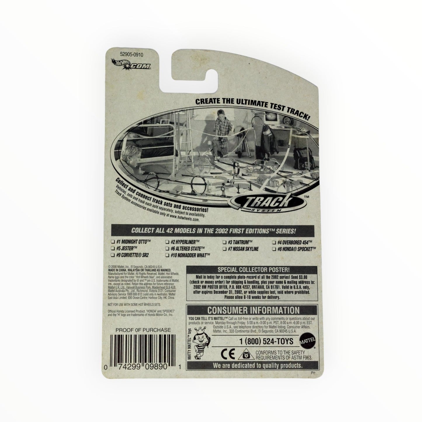 Hot Wheels Honda Spocket #020 Year: 2002