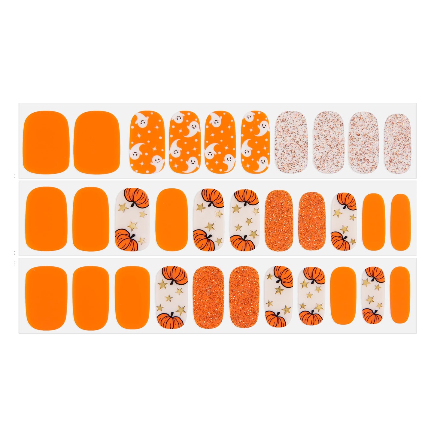 Dashing Diva Gloss Nail Strips - Pumpkin Charm | UV Free Gel Nail Wraps - Chip Resistant, Long Lasting | Includes 32 Wraps, 1 Prep Pad, 1 File Beauty & Personal Care Dashing Diva