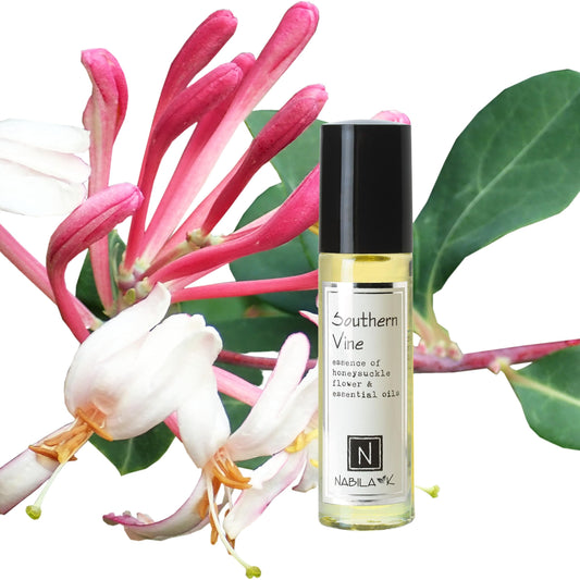Nabila K Southern Vine Honeysuckle Roll-On Perfume Oil for Women | Alcohol-Free, Organic, Long-Lasting Fragrance | Travel Size, TSA Approved | 0.33 oz Beauty & Personal Care Nabila K