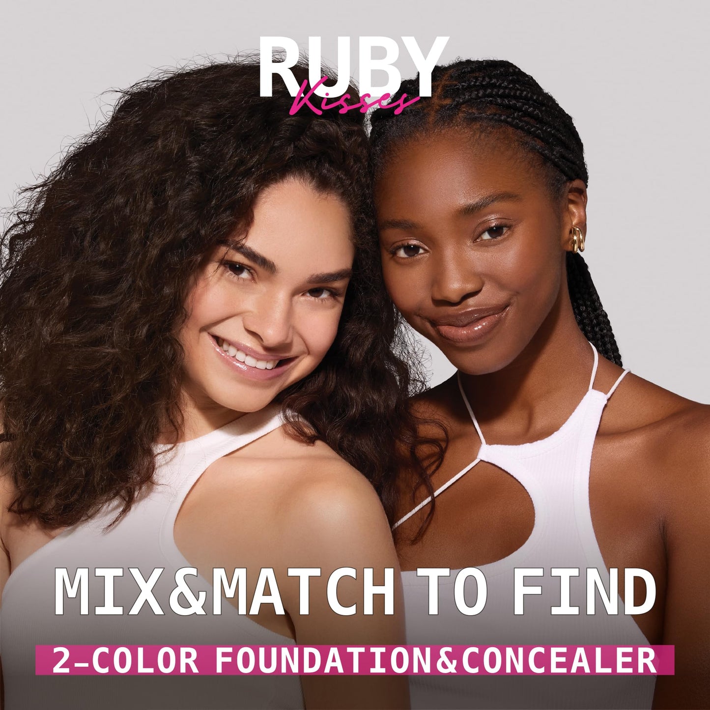 Ruby Kisses 3D Face Creator Cream Foundation & Concealer, 12 Hours Long Lasting, Medium to Full Coverage, Non-Greasy, Ideal for Makeup & Contour