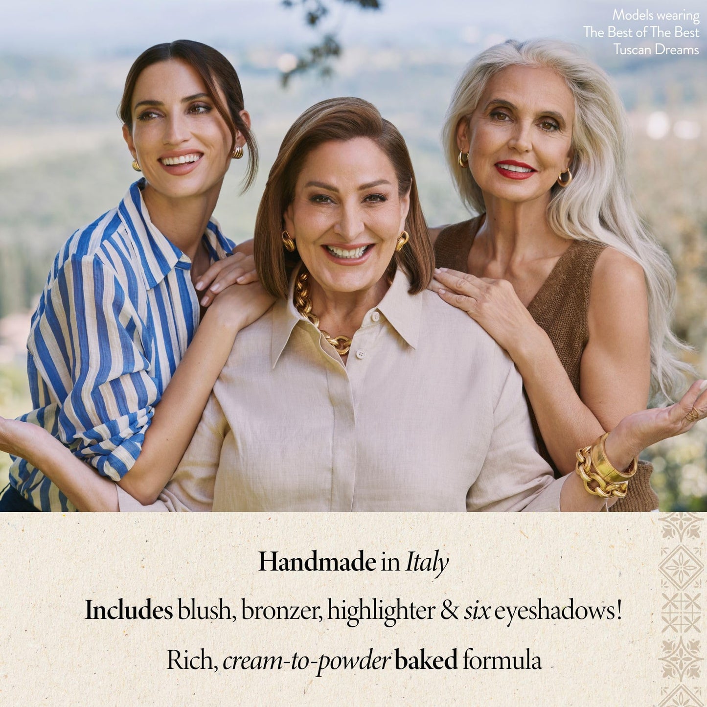 LAURA GELLER NEW YORK The Best of the Best Baked Palette - Tuscan Dreams - Full Size - Includes Bronzer, Blush, Highlighter and 6 Eyeshadows