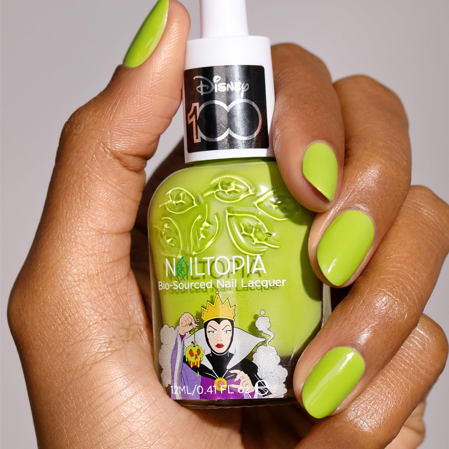 Nailtopia Bio-Sourced Chip Free Nail Lacquer Disney Collection, Evil Queen, 0.41 oz - All Natural - Vegan - Strengthening - Quick-Dry - Long Lasting Beauty & Personal Care Nailtopia