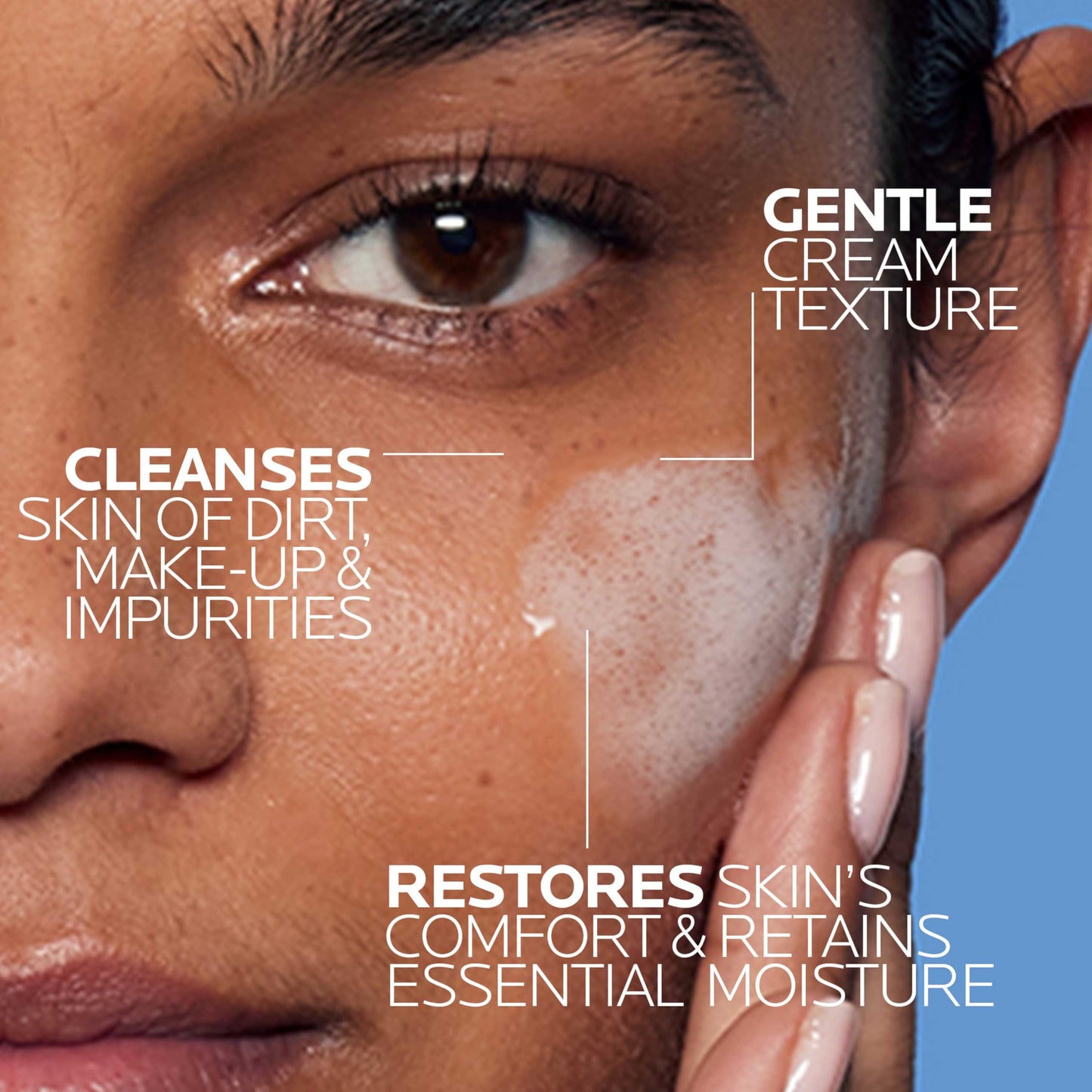 La Roche-Posay Toleriane Hydrating Gentle Face Cleanser, Daily Facial Cleanser with Niacinamide and Ceramides for Sensitive Skin, Moisturizing Face Beauty and Personal Care La Roche-Posay