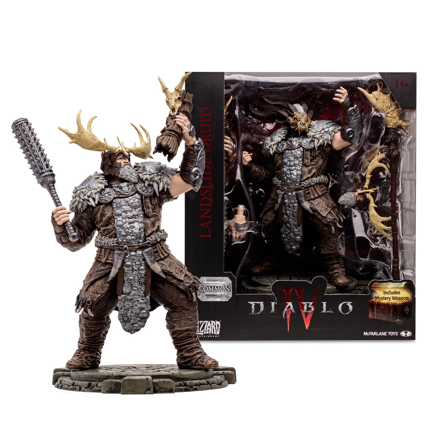 McFarlane Toys - Diablo IV Landslide Druid (Common) 1:12 Scale Posed Figure