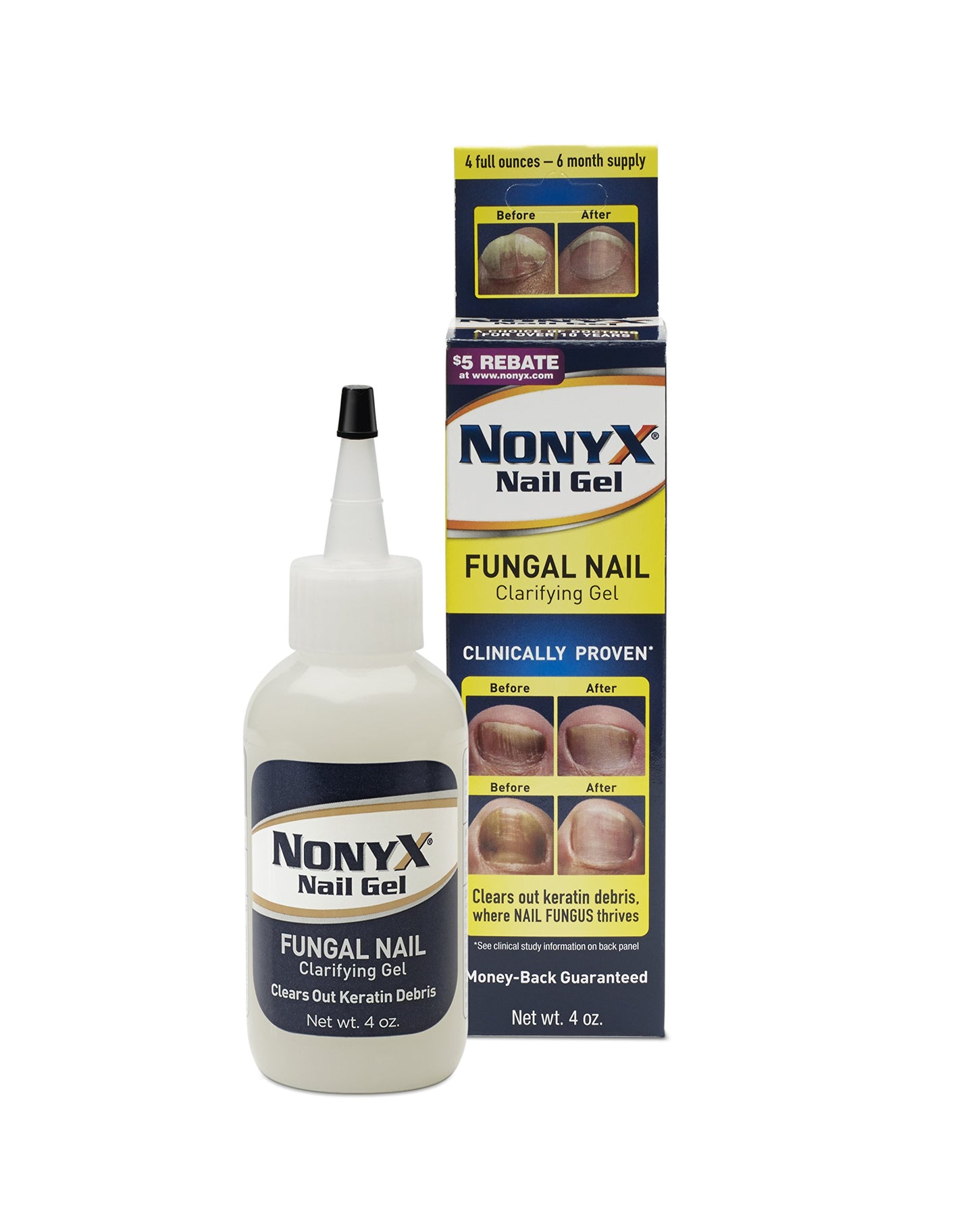 NonyX Nail Gel 4 oz (Pack of 3) Beauty & Personal Care Xenna