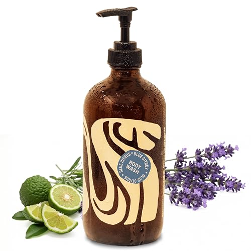 Local Revival Tallow and Honey Body Wash - Blue Citrus - Beef Tallow with Honey, Olive Oil, Shea Butter and Jojoba Oil - Moisturizing Body Wash