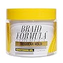 EBIN NEW YORK Braid Formula Conditioning Gel, Original/Regular Hold, 11oz/310ml - Clean/Aloe Vera Scent, Shine, Braid Control, No Residue, No Flaking