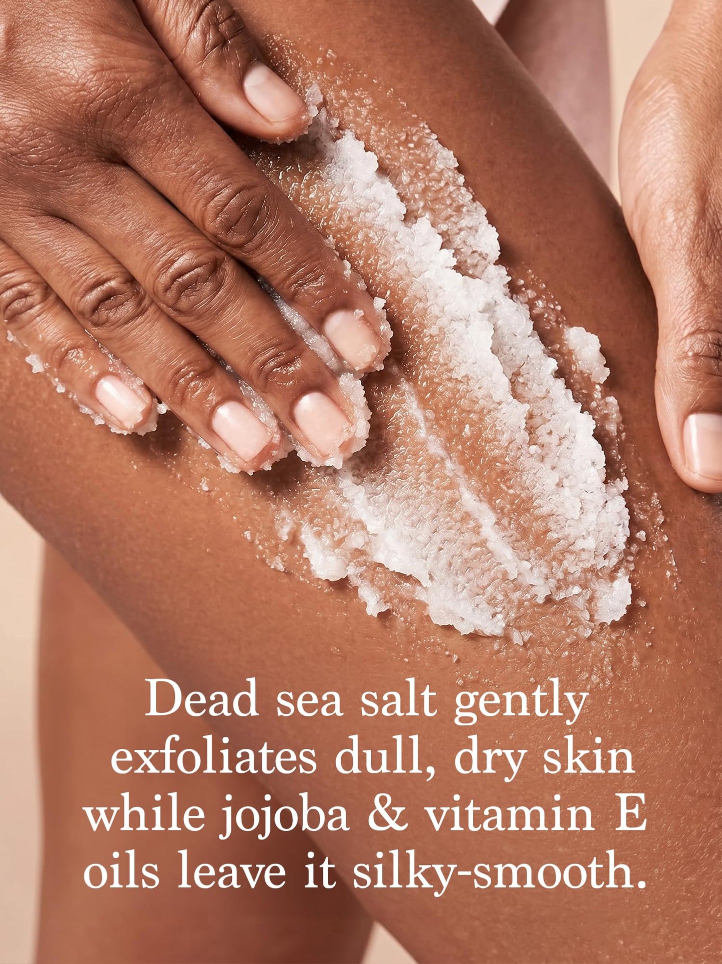 Premier Body Scrub for Dry Skin with Dead Sea Salt, Exfoliating Salt Scrub with Jojoba, Sweet Almond & Grape Seed Oils, Foot and Hand Exfoliator Beauty & Personal Care Premier