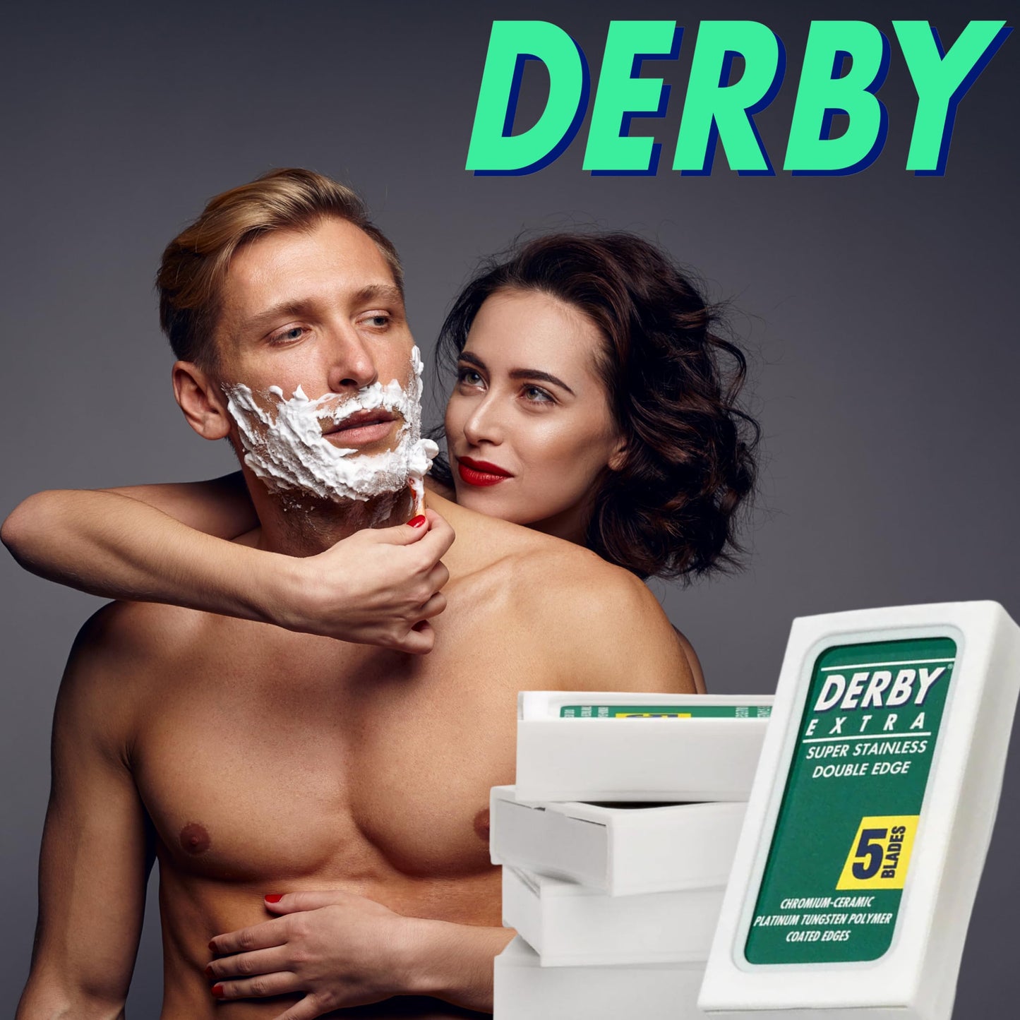Derby Extra Professional Double Edge Razor Blades for straight razor (200) Beauty and Personal Care the shave factory