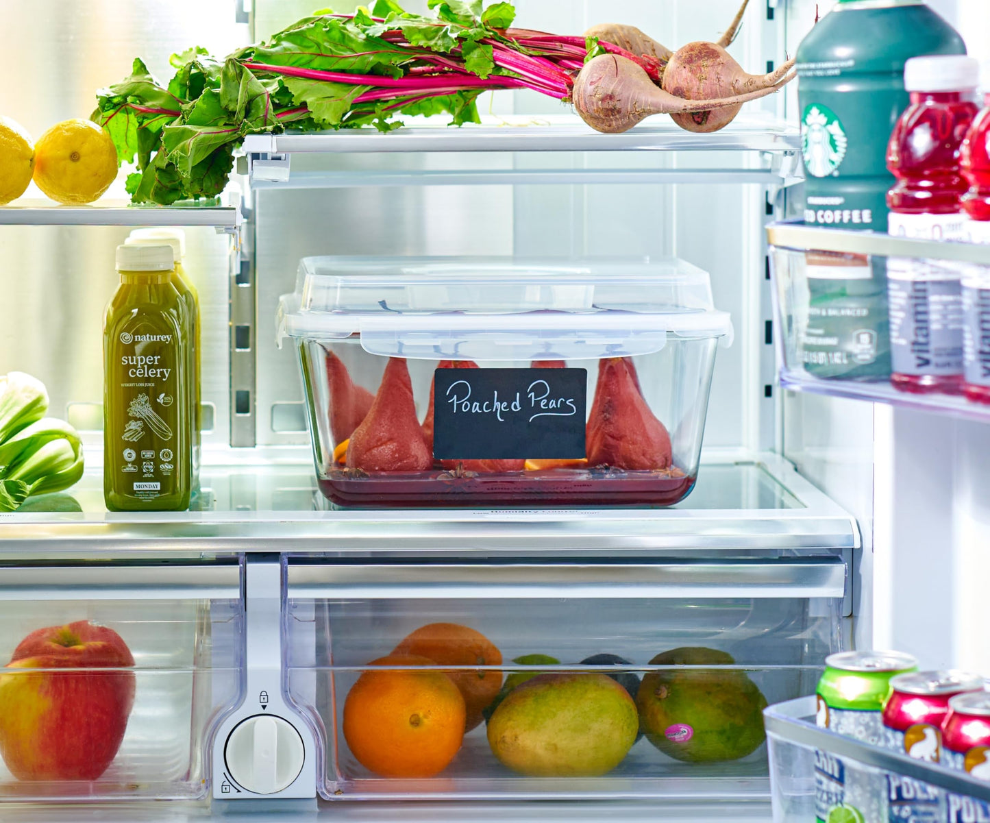 Extra Large Oven Safe Glass Food Storage Container with Airtight Locking Lid & Handle. 6500ml / 220oz / 28 Cup - Storing Lunch Food, Vegetables…