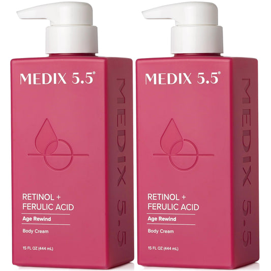 Medix 5.5 Retinol Body Lotion Firming Moisturizer | Crepey Skincare Treatment | Retinol Body Cream | Anti Aging Firming Cream For Women Targets Look