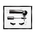 Stupell Industries Glam Mascara Lashes Makeup Floating Framed Wall Art, Design by Alison Petrie