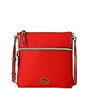 Dooney & Bourke Women's Handbags, Nylon Crossbody Bag for Women with Zipper Pockets - Red