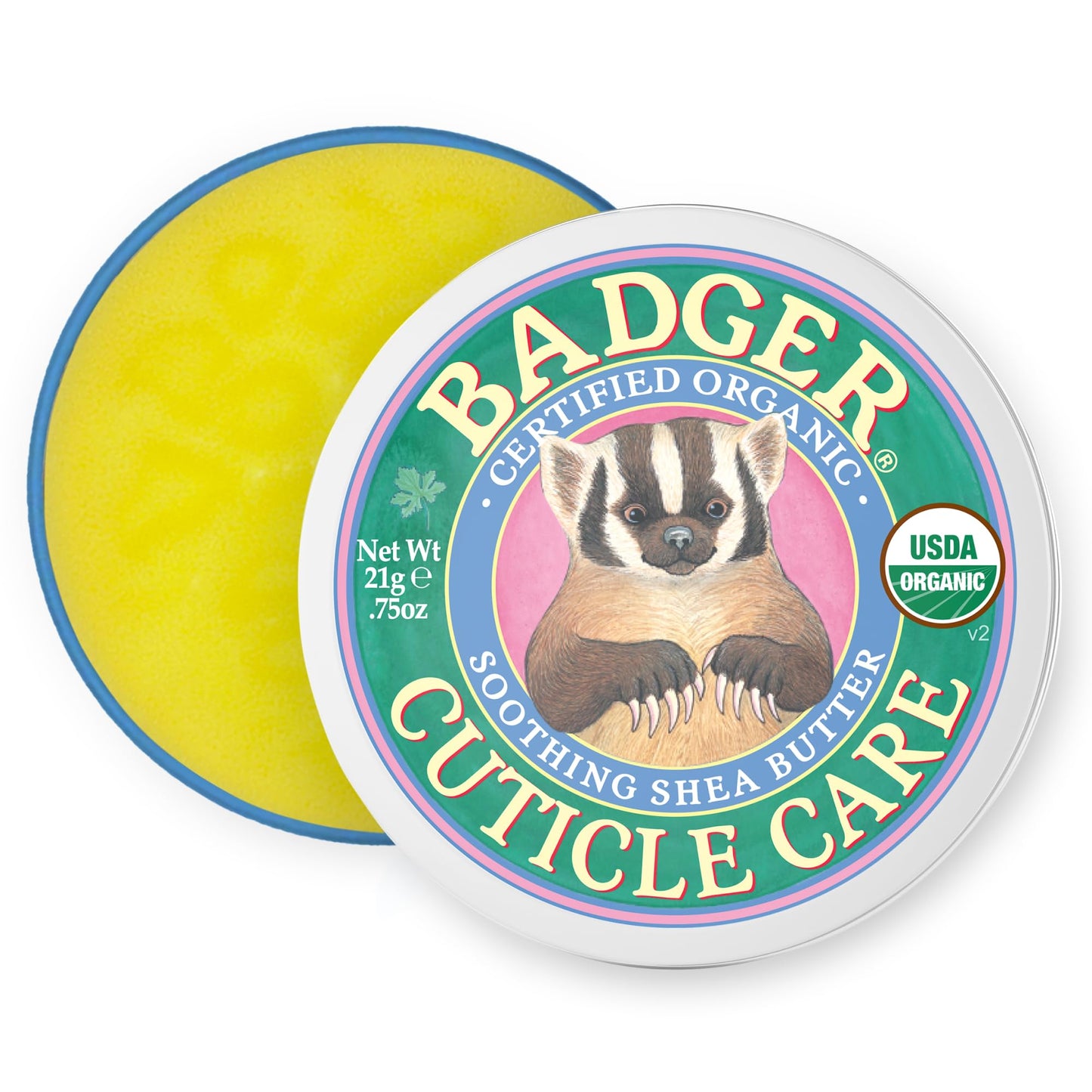 Badger Cuticle Cream, Deep Hydration for Dry, Cracked Cuticles & Hangnails, 100% Organic Cuticle Balm with Rich Shea Butter for Strong, Healthy Nails Beauty and Personal Care Badger
