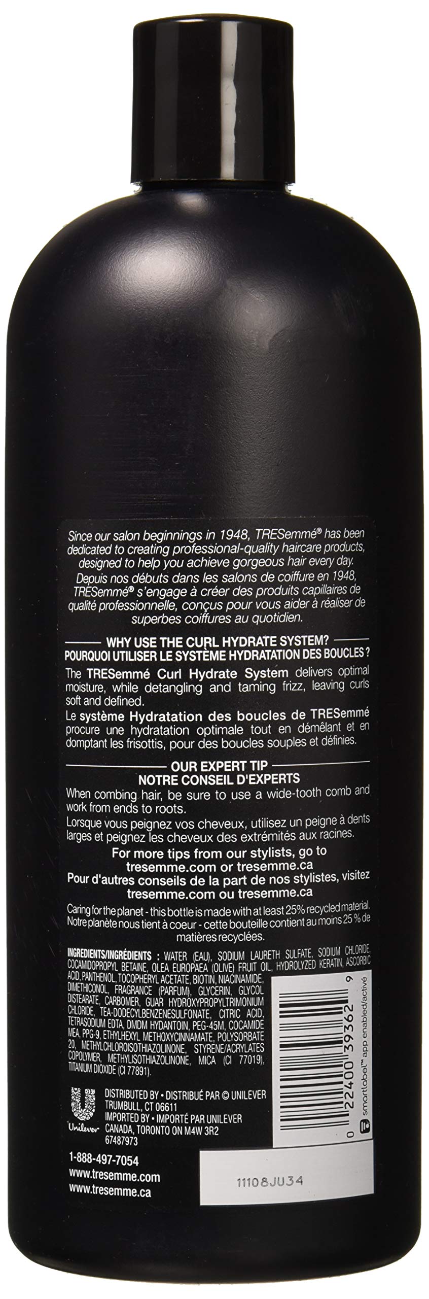 Tresemme Shampoo Flawless Curl Hydration 28 Ounce (828ml)