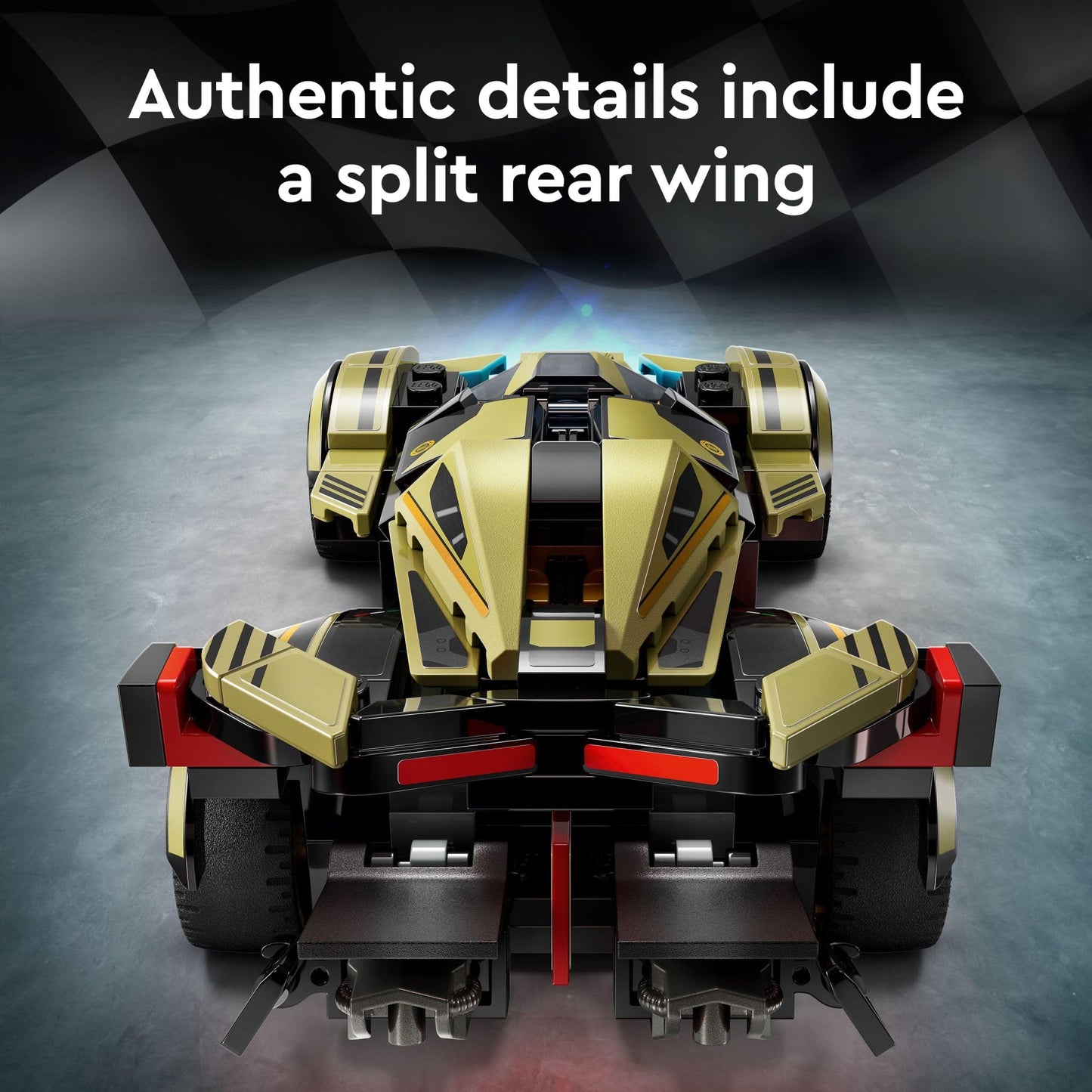 LEGO Speed Champions Lamborghini Lambo V12 Vision GT 76923, Supercar Building Toy for Kids, F1 Vehicle Model Car Gift for Boys, Girls & Fans