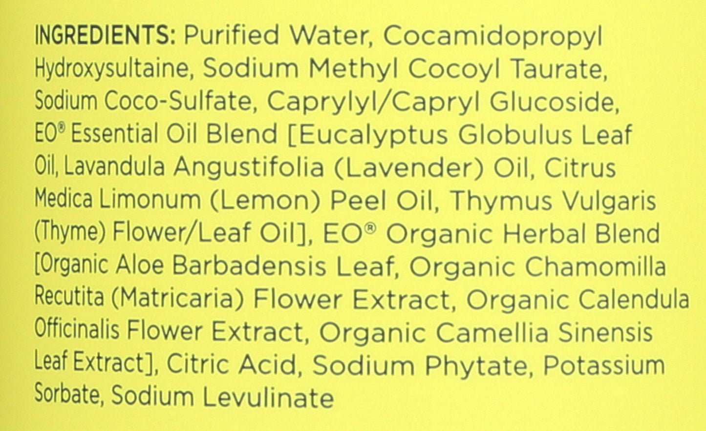 EO, Hand Soap Lemon Eucalyptus, 12 Fl Oz Beauty & Personal Care EO