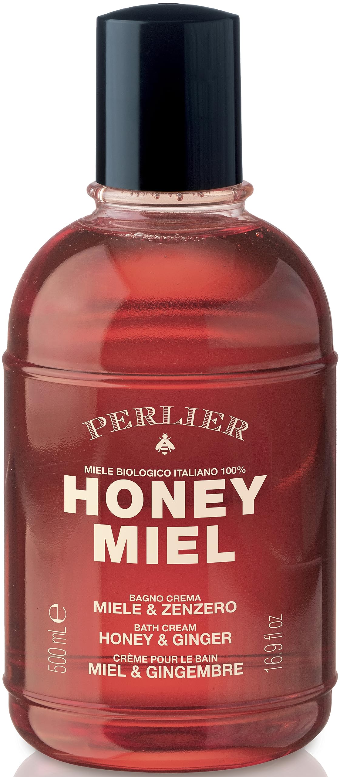 Perlier Honey Miel Bath Cream Honey & Ginger 500 ml, 16.9 Fl Oz Made in Italy [Italian Import] Beauty and Personal Care Perlier