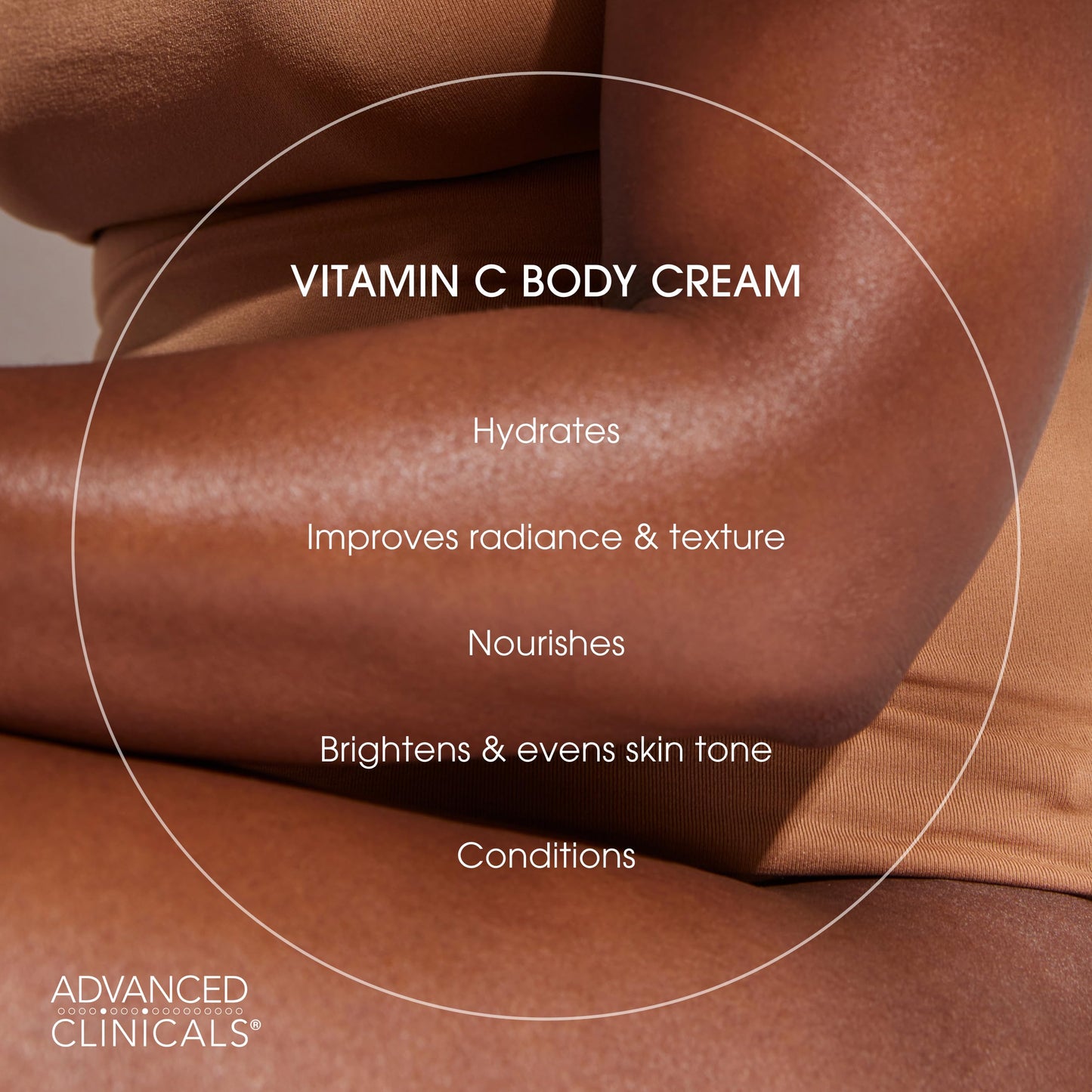 Advanced Clinicals Vitamin C Cream Visibly Brightening Body Lotion | Vitamin C Moisturizer Skin Care Body Cream For Women & Men Visibly Improves Look Beauty and Personal Care Advanced Clinicals