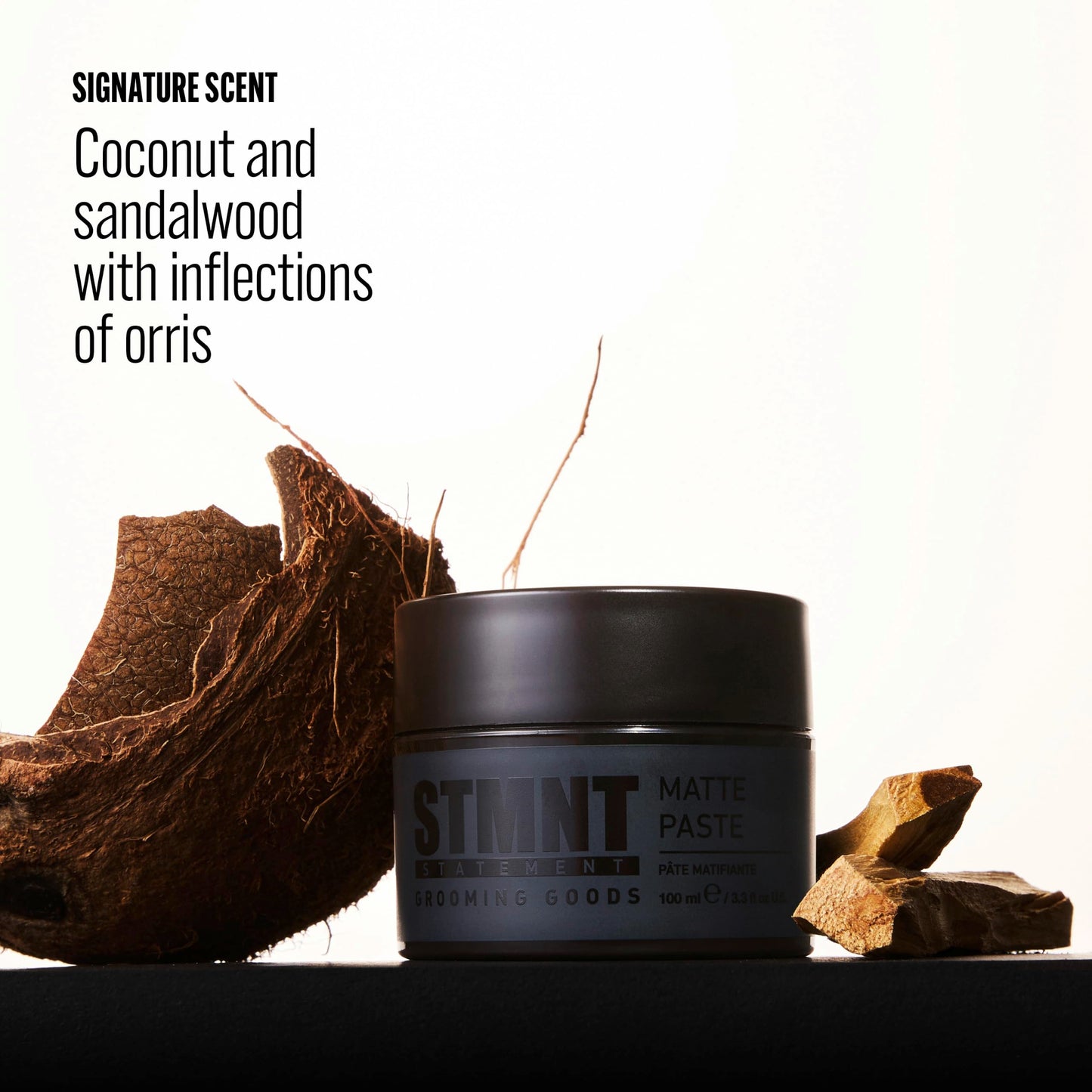 STMNT Grooming Goods Matte Paste 3.38 oz | All Day Strong Hold & High Volume | Hair Clay Paste For Men | Non-Greasy Formula | Texture Paste for Hair | Beauty and Personal Care STMNT