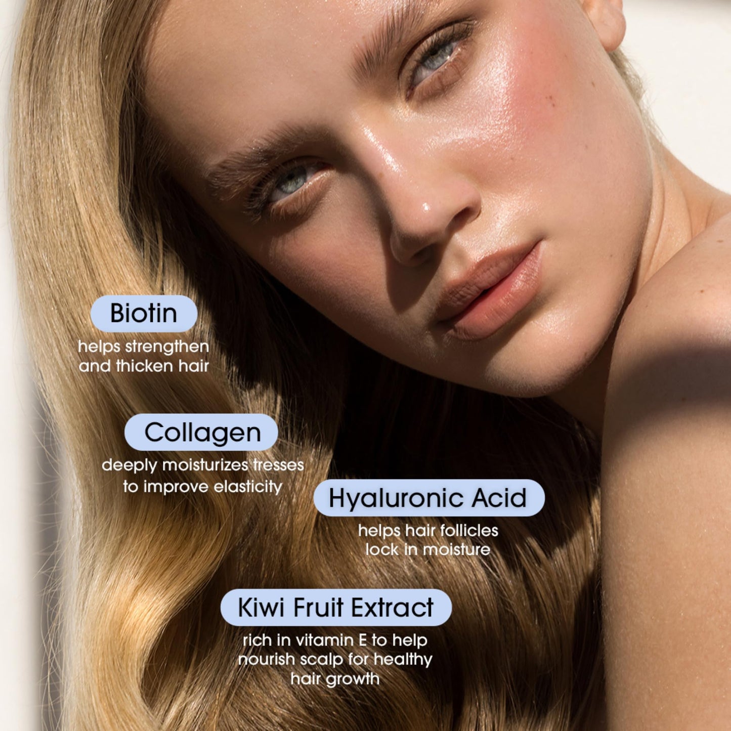 GIOVANNI Biotin & Collagen Hair Serum - Hair Strengthening, Smoothing & Styling, Vegan, Cruelty-Free, Infused with Natural Botanical Ingredients