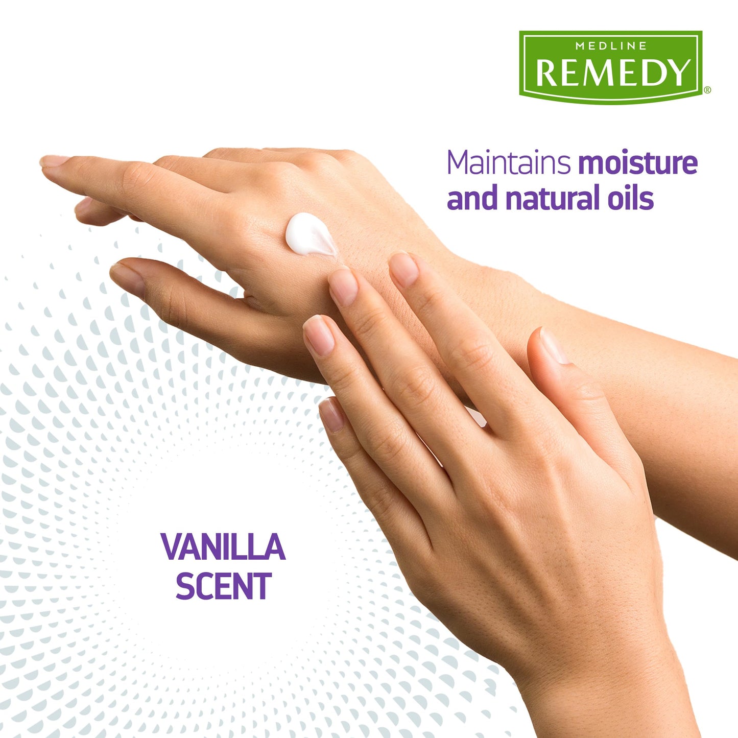 Medline Remedy Clinical Skin Cream, Vanilla Scent (16 fl oz), Moisturizing Face and Body Cream for All Ages, Paraben & Sulfate Free, Quick Absorbent Beauty & Personal Care Medline