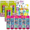 Stitch Lip Balm Tube Bundle for Girls - 6 Pack of Stitch Lip Balm in Assorted Flavors Plus Stickers, More | Stitch Party Favors