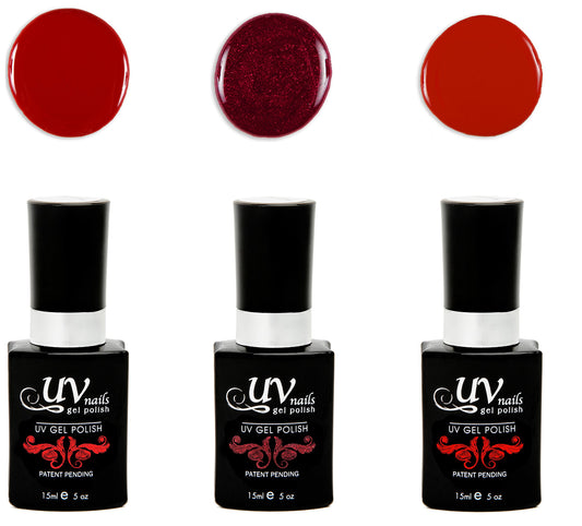 UV-Nails Eos Set of 3 UV or LED gel polish Beauty & Personal Care UV-NAILS