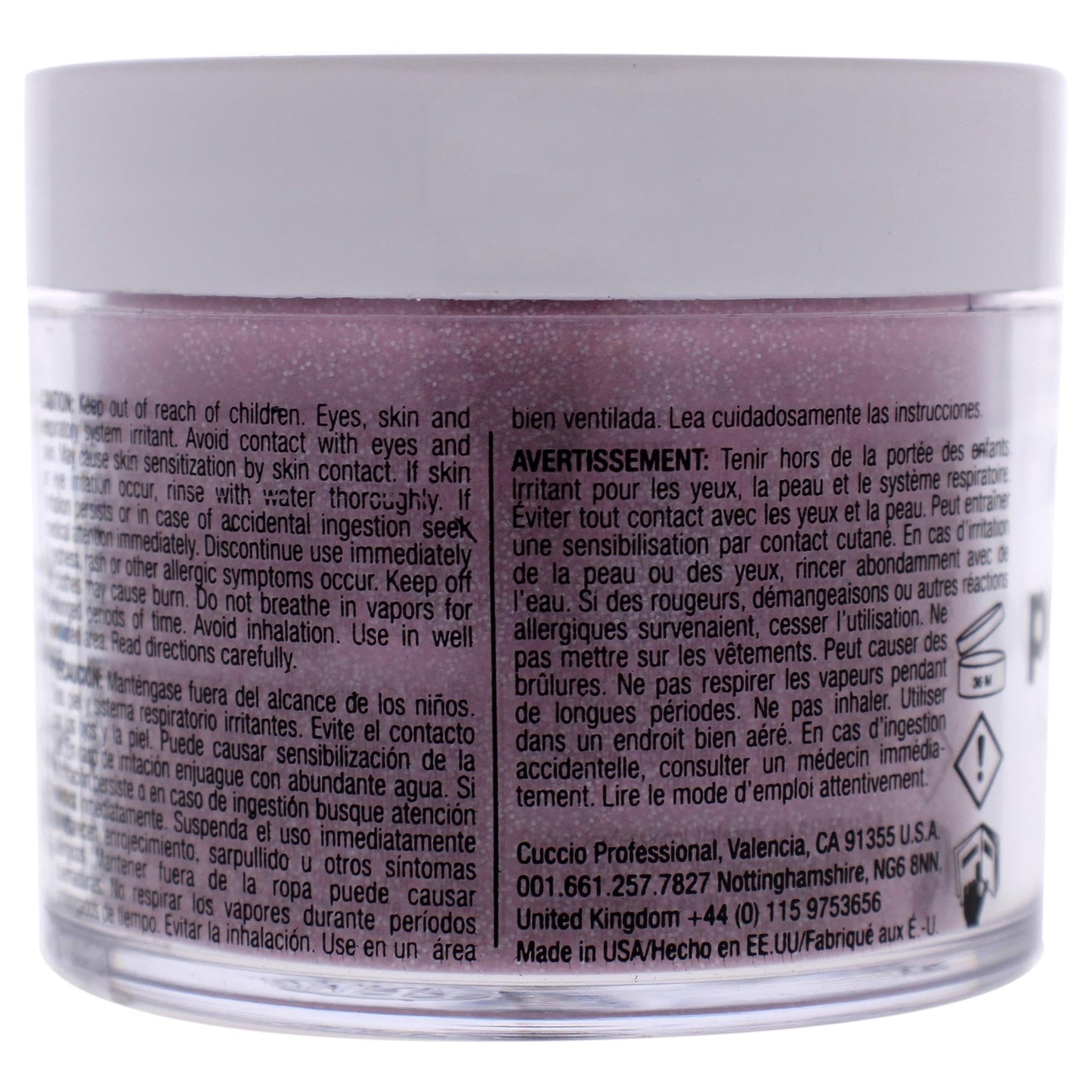 Cuccio Colour Powder Nail Polish - Lacquer For Manicure And Pedicure - Highly Pigmented Powder That Is Finely Milled - Durable Finish With A Flawless