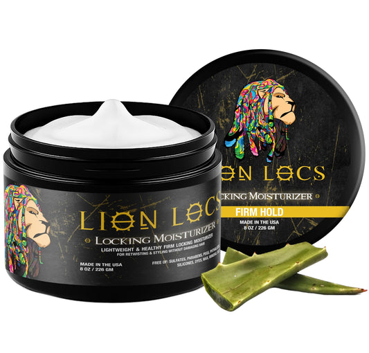Lion Locs Hair Locking Dreads Moisturizer for Dreadlocks, Locks, Microlocs, Interlocks, Braidlocks, Braids, Fauxlocs, Twistlocks, or Sisterlocks (8oz)