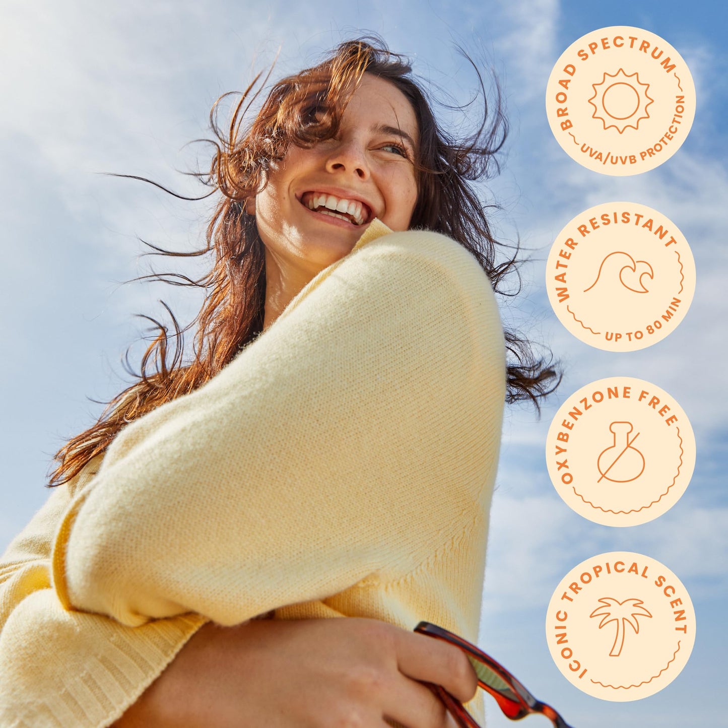 Hawaiian Tropic Weightless Hydration Lotion Sunscreen SPF 30, 6oz | Oil Free, Broad Spectrum, Oxybenzone Free, Body Sunscreen