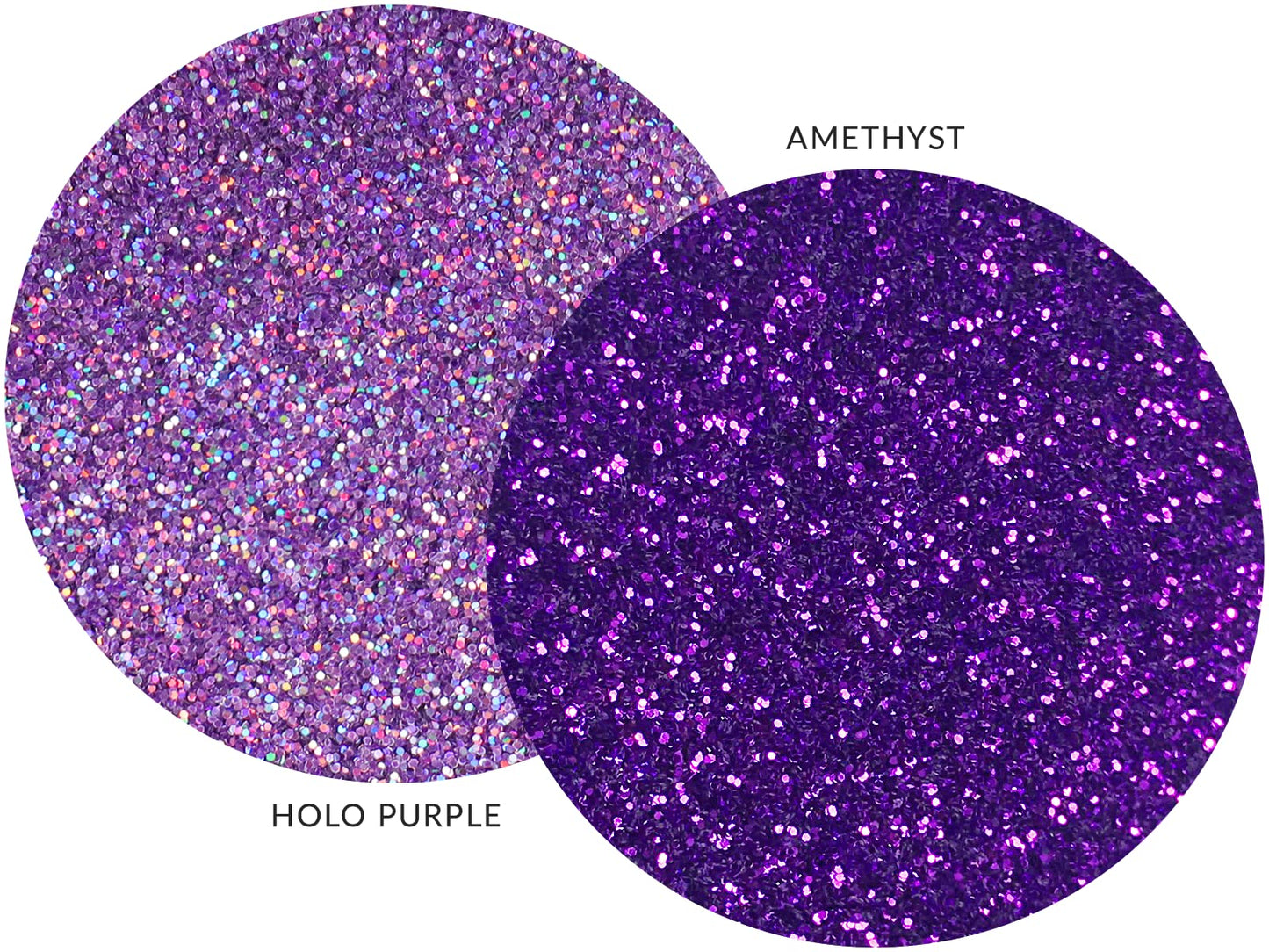 MARBLERS Twinkle Face & Body Glitter Duo [Holo Purple & Amethyst] 0.36oz (10g) | Non-Toxic | Cruelty-Free | Eyeshadow, Nail Polish, Nail Art |