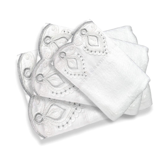 Popular Bath 3PC Towel Set Monaco, White