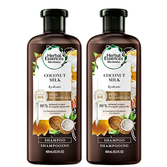 Herbal Essences Shampoo for Color Treated Hair, Coconut Milk, Paraben Free, BioRenew 13.5 FL OZ (Pack of 2) Beauty & Personal Care Herbal Essences