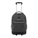 Travelers Club 20" Rolling Backpack with Laptop Compartment, Black