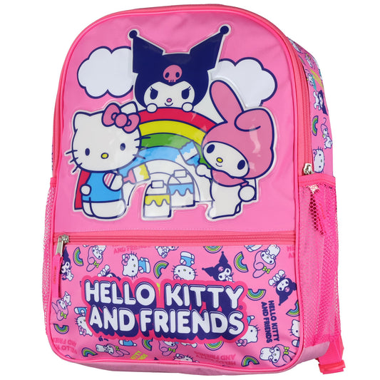 AI ACCESSORY INNOVATIONS Sanrio Backpack Hello Kitty and Friends Kuromi My Melody 16" School Bookbag