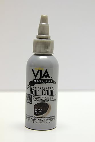 Via Hair Color-Jet Black 2 oz.