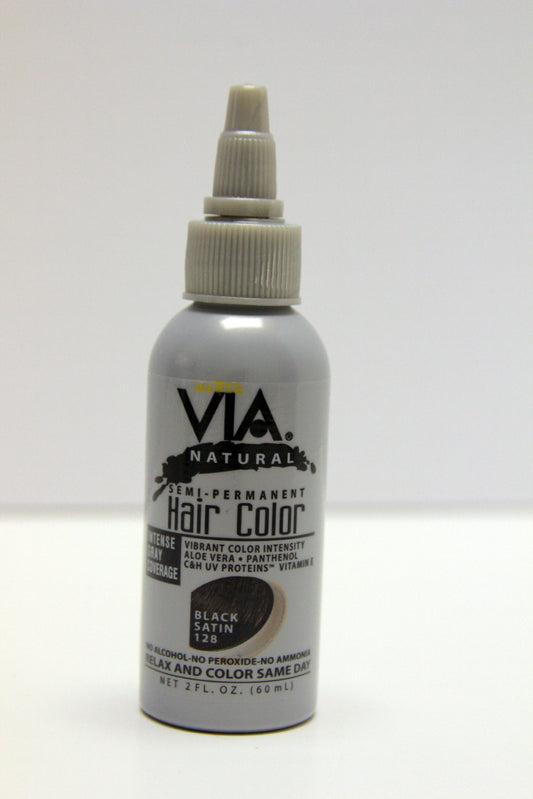 Via Hair Color-Jet Black 2 oz.