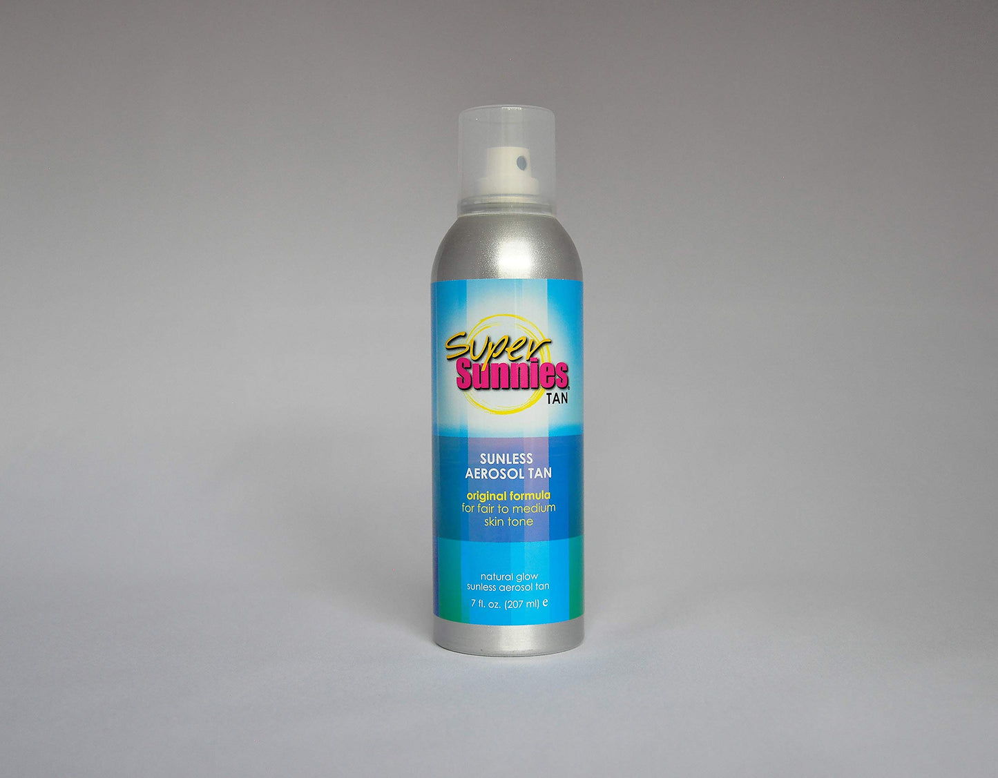 Super Sunnies Sunless Tanner, Self Tanning Spray, Aerosol, Body Bronzer For Women - Original (7 Fl Oz)