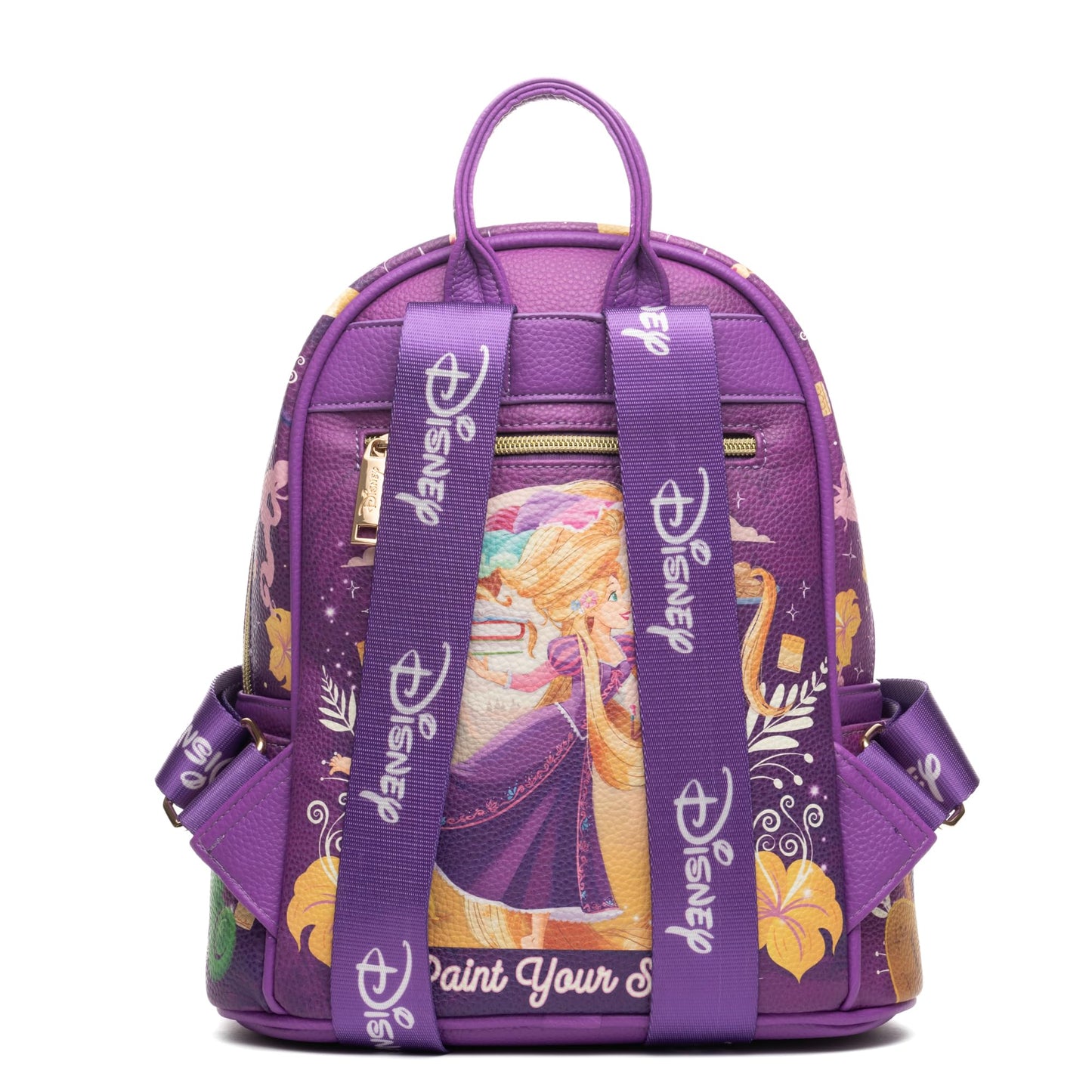 Wondapop Disney Tangled Rapunzel 11" Vegan Leather Fashion Mini Backpack