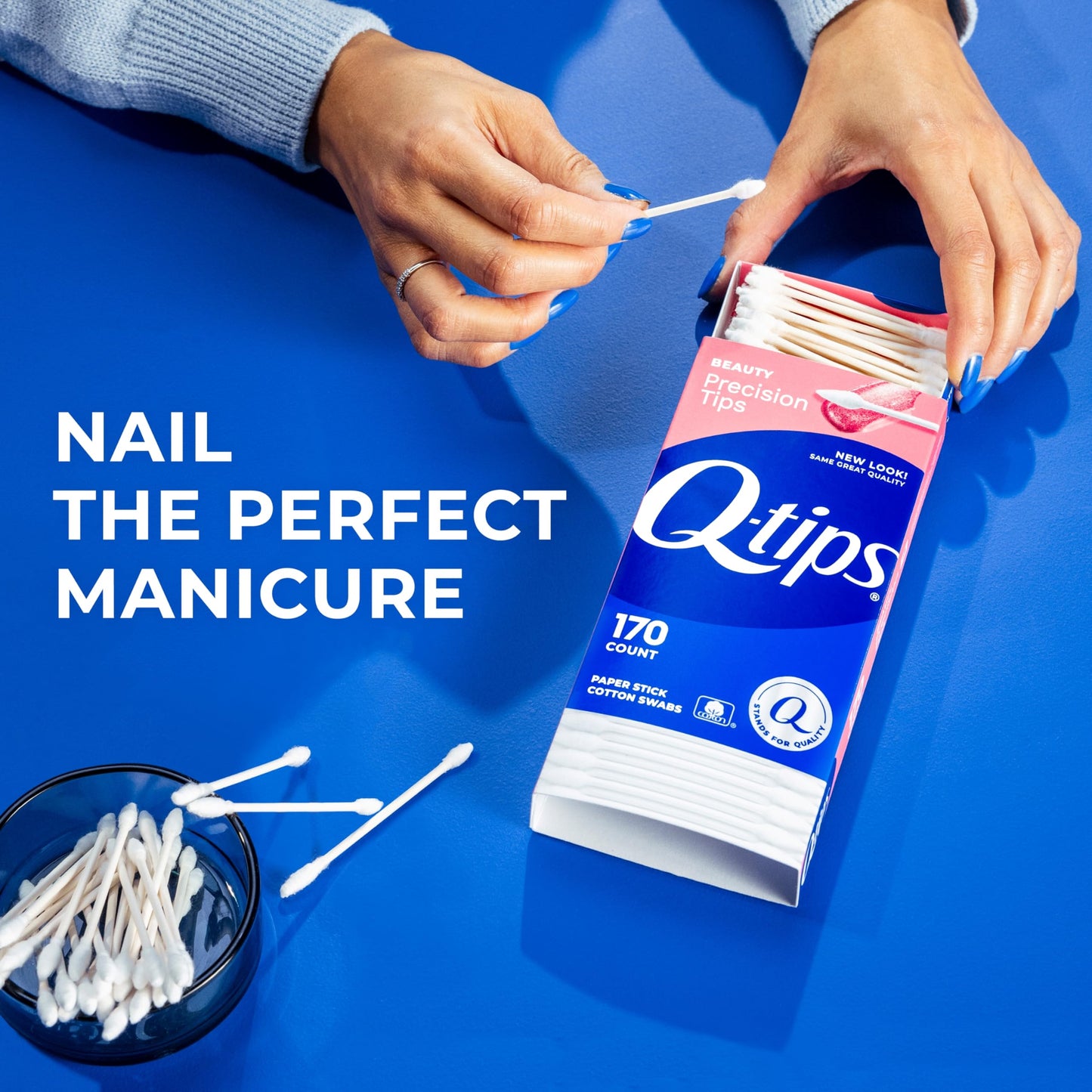 Q-Tips Cotton Swabs, Precision Tip, 170 Count Beauty and Personal Care Q-tips