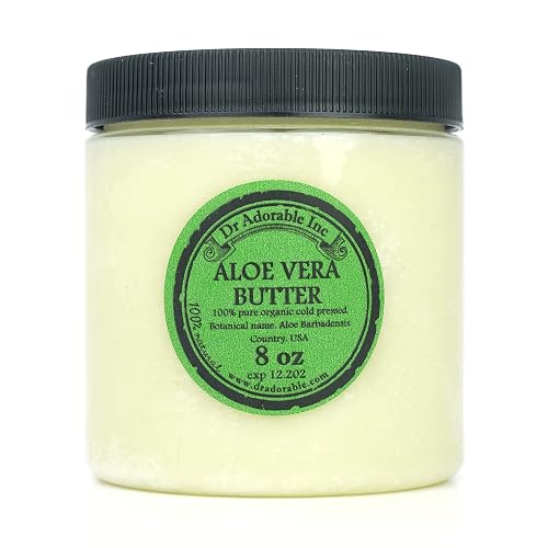 Dr Adorable - 8 oz - Aloe Vera Butter - Pure Natural Premium Organic Cold Pressed