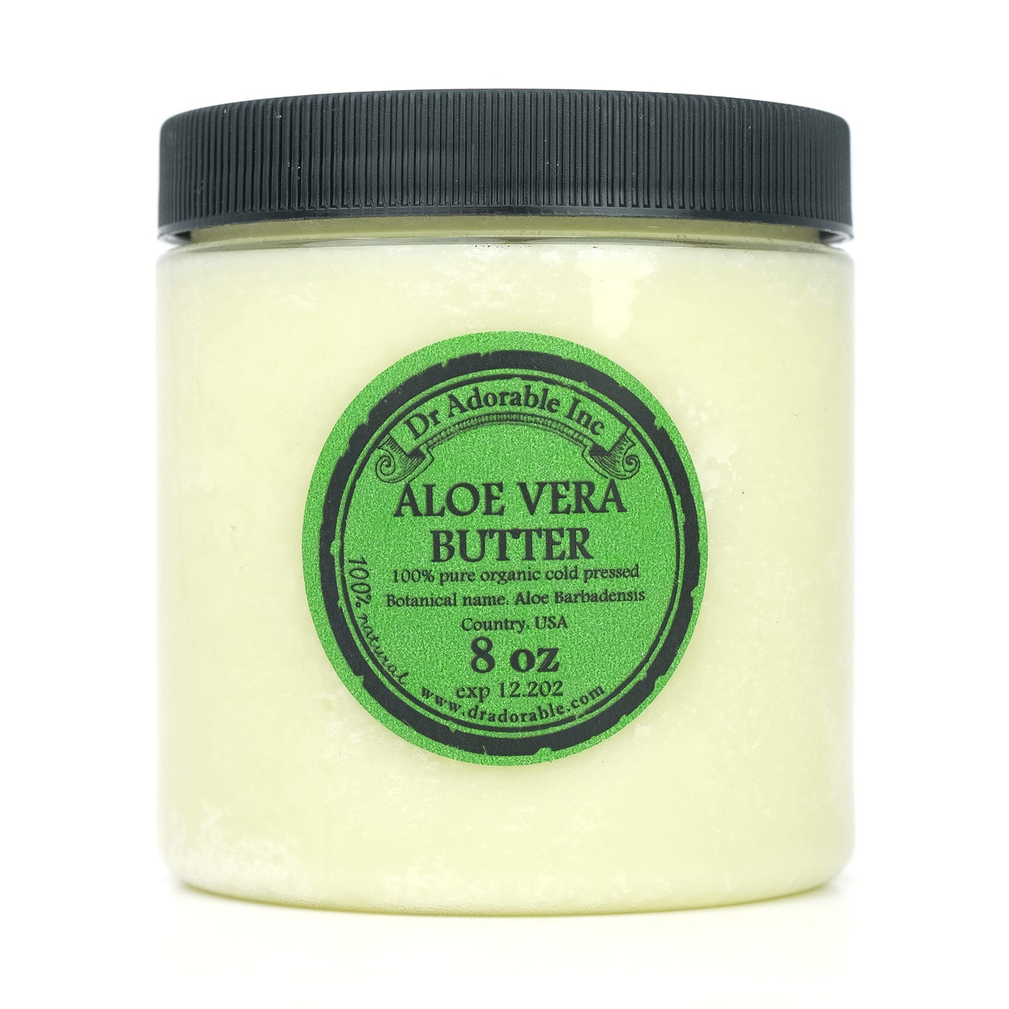 Dr Adorable - 8 oz - Aloe Vera Butter - Pure Natural Premium Organic Cold Pressed