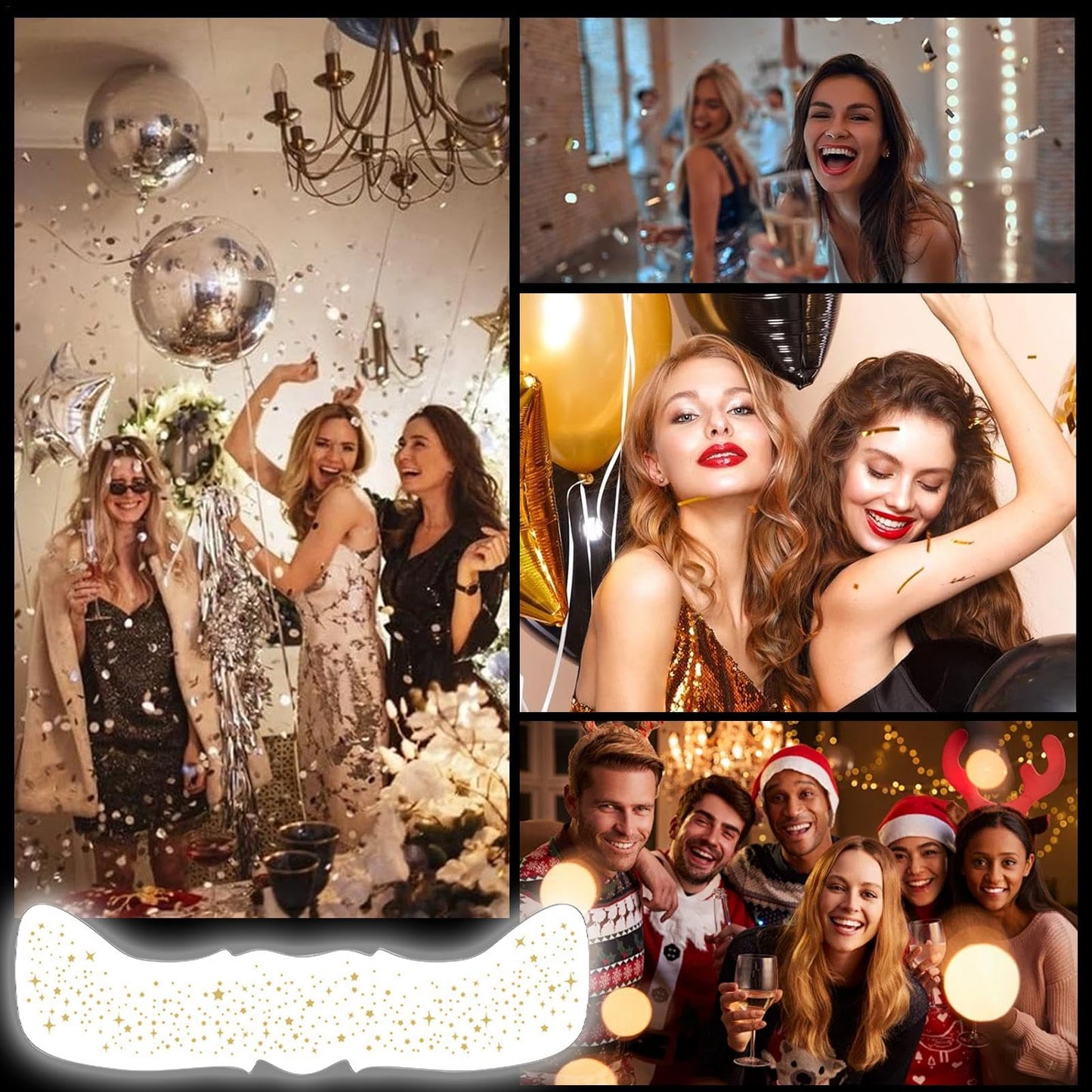 Makeup Glitter Speckle Patches for Face | Waterproof Speckles Patches Decor,Face Glitter Makeup Speckle,Safe and Harmless Makeup Tool